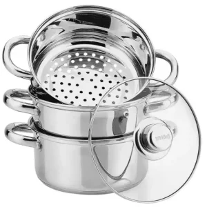 Wybór klientów Garnek Na Parę Kinghoff 4 Elem. 18cm Kh-3316 Lumarko
